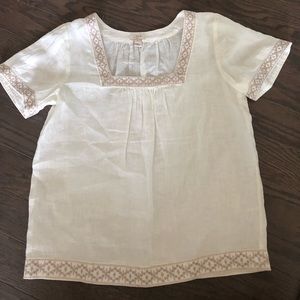 Jcrew peasant style top
